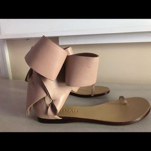 Amina Abdul Jillil Bow Flat Sandals